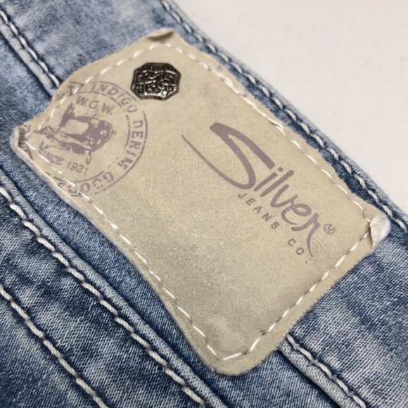 PREMIUM SILVER CAMDEN SKINNY JEANS 26x30 FACTORY LACE 😎 - Picture 6 of 14